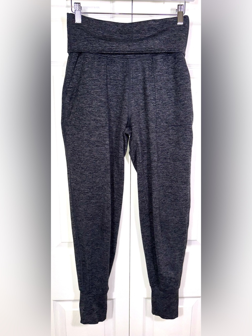 OFFLINE by Aerie Real Me Foldover Jogger Heather Gray XS Soft Lounge Pants